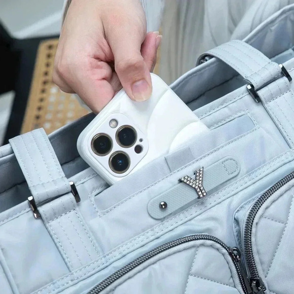 LUG Trotter Tote Bag / Shoulder Bag / Diaper Bag - Cloud Grey - Picture 12 of 16